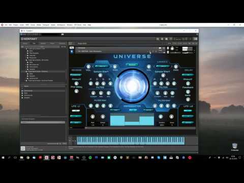 Universe for Kontakt 6 Snapshot Walkthrough