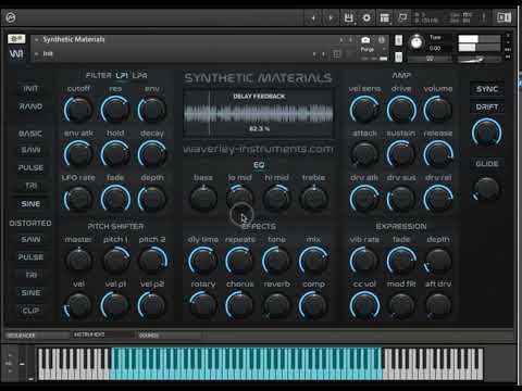 Synthetic Materials for KONTAKT - Instrument Overview