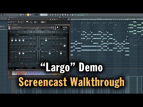 Fredonia Grand Organ: "Largo" Demo Song Walkthrough