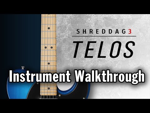 Shreddage 3 Telos Walkthrough (Electric Guitar Virtual Instrument)