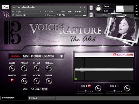 Soundiron Voice Of Rapture: The Alto  - solo alto vocal library walk-through