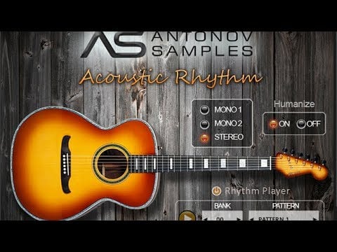 Acoustic Rhythm by AntonovSamples. Acoustic guitar for NI Kontakt.