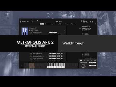 Player for Metropolis Ark 2 Walkthrough: Instrument sections