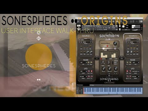 Sonespheres 02  - "Origins" User Interface Walk-Thru